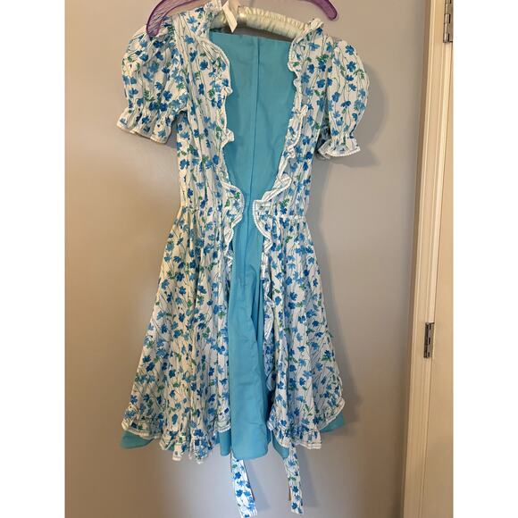 Vintage Partners Please Malco Modes Floral Prairie Style Dress - Picture 5 of 6